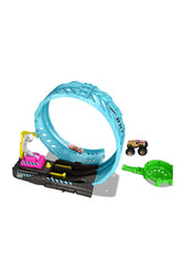 Hot Wheels Monster Trucks Karanlıkta Parlayan Çemberde Yarış Seti HBN02